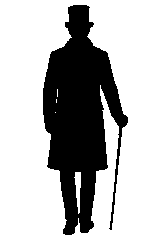 Victorian man seen from behind in fog — narrative psychological horror board game about serial-killer investigation (Opus Mortis)